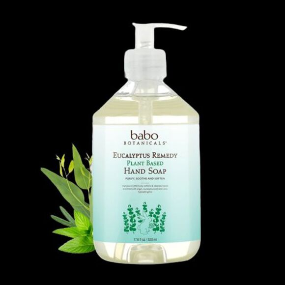 Babo Botanicals Bath & Body Eucalyptus Remedy Plant Based Hand Soap